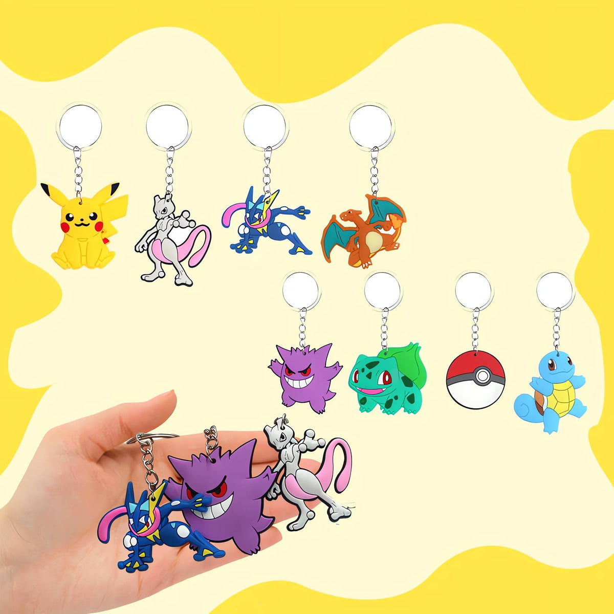 Pokémon keyring charms – photo 2