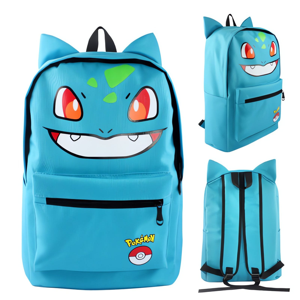 Pokémon kids' backpack with ears – Bulbasaur