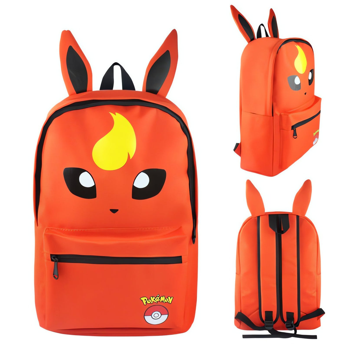 Pokémon kids' backpack with ears – Flareon
