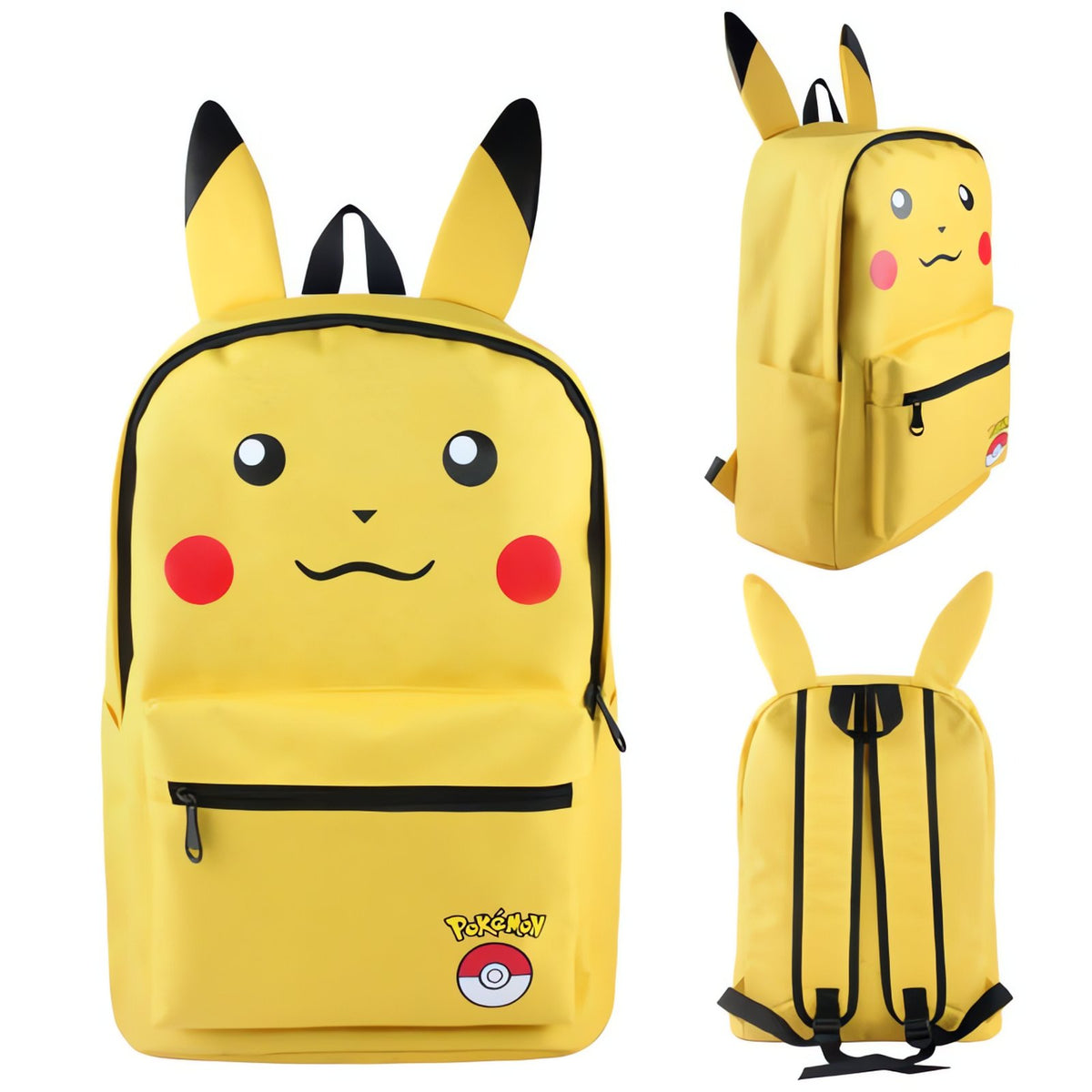 Pokémon kids' backpack with ears – Pikachu