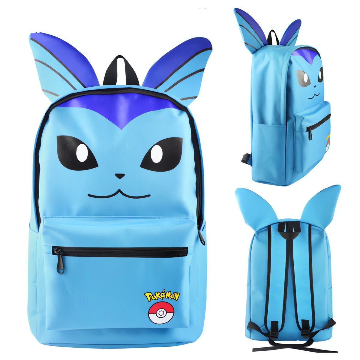 Pokémon kids' backpack with ears – Vaporeon