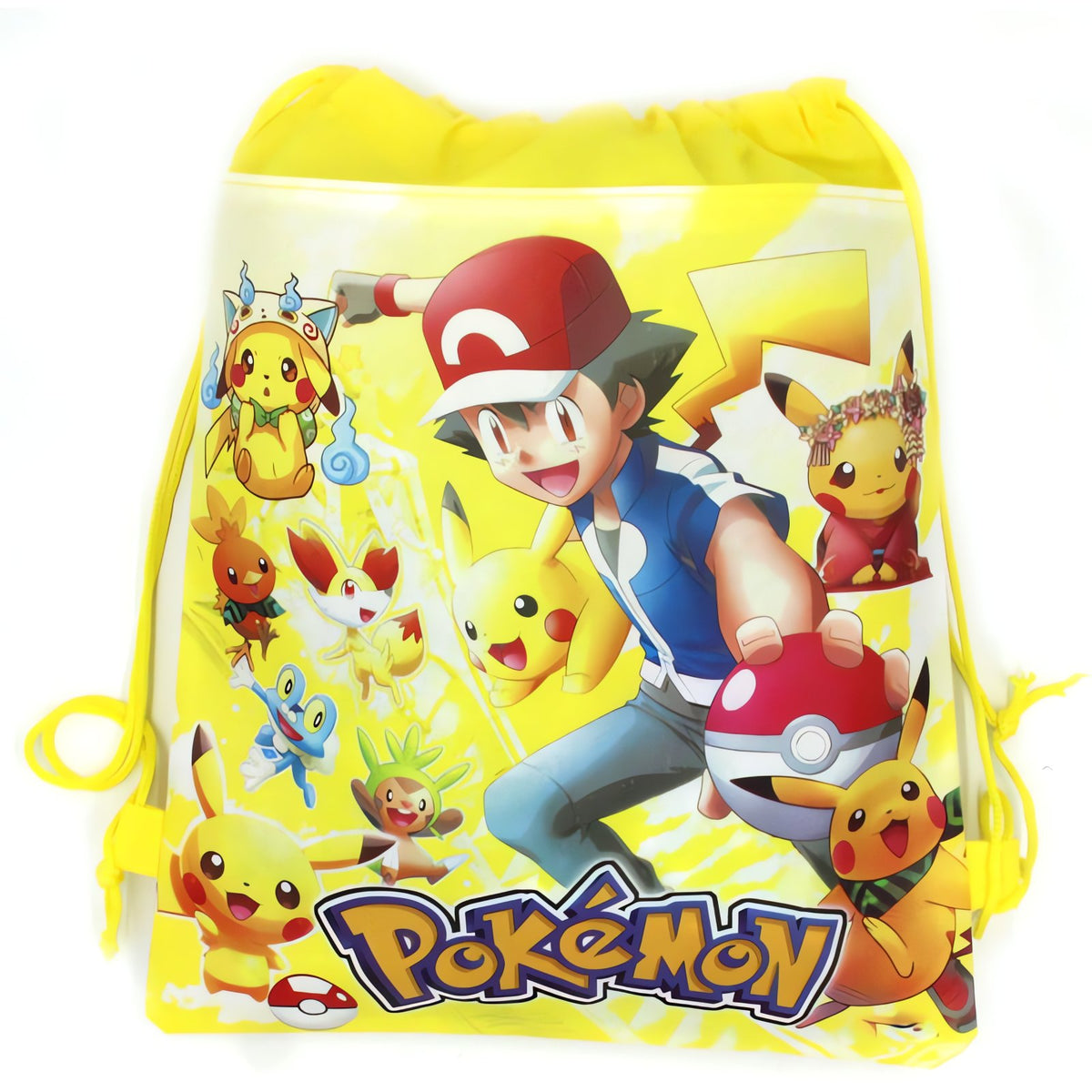Yellow Pokémon kids' bag
