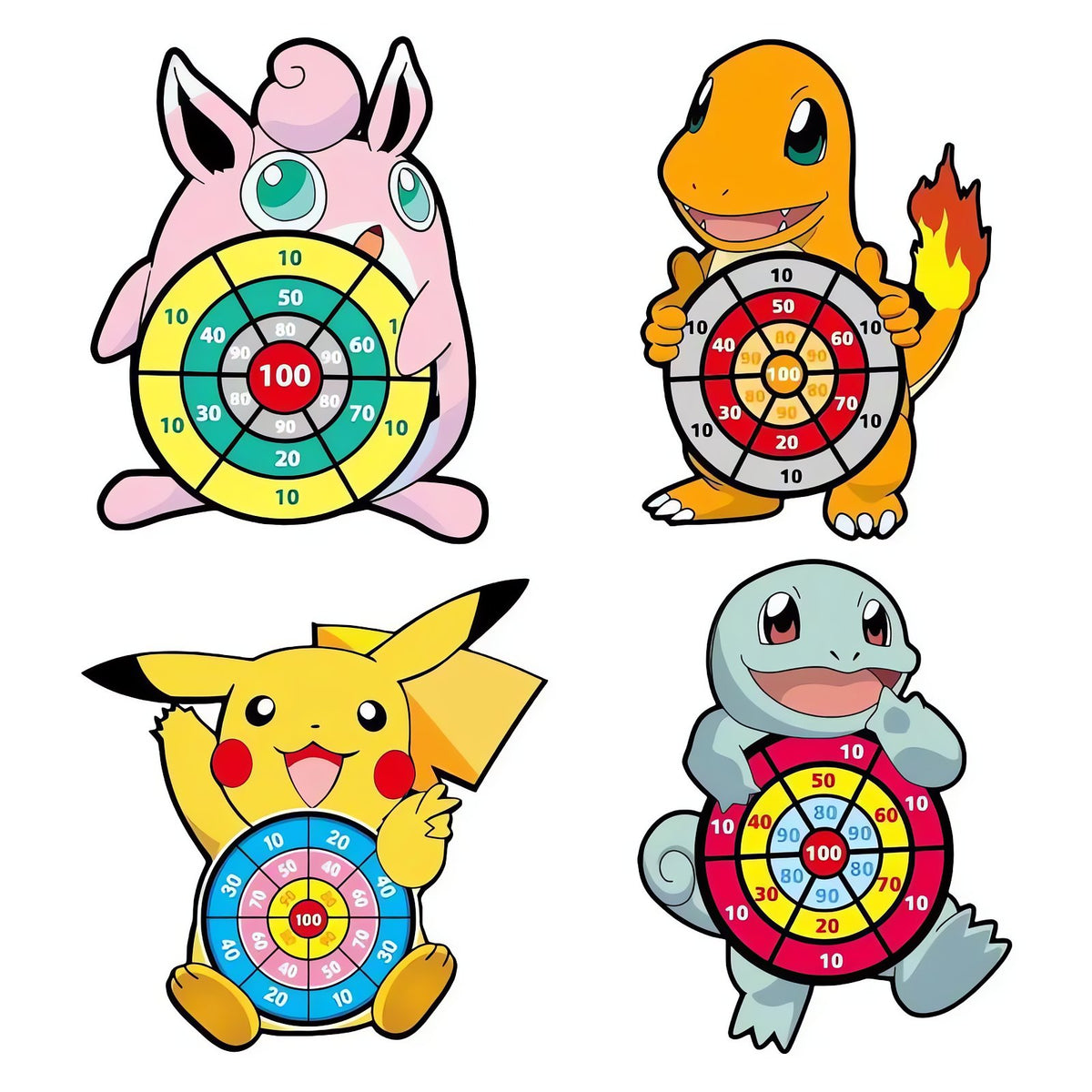 Pokémon kids' dart game with soft dartboard – photo 4