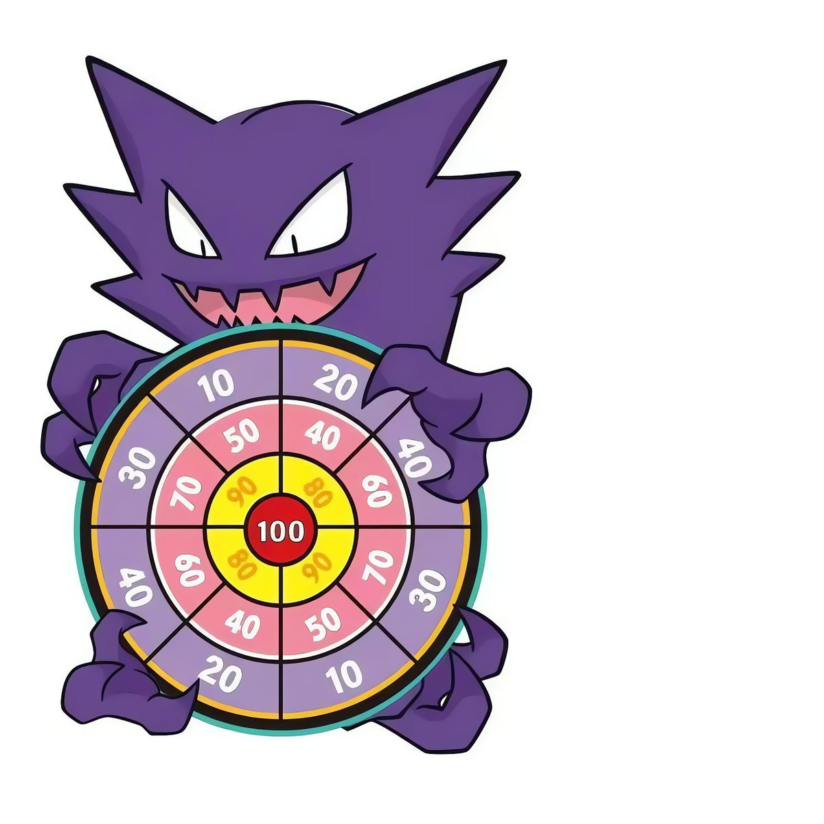 Pokémon kids' dart game with soft dartboard – Haunter