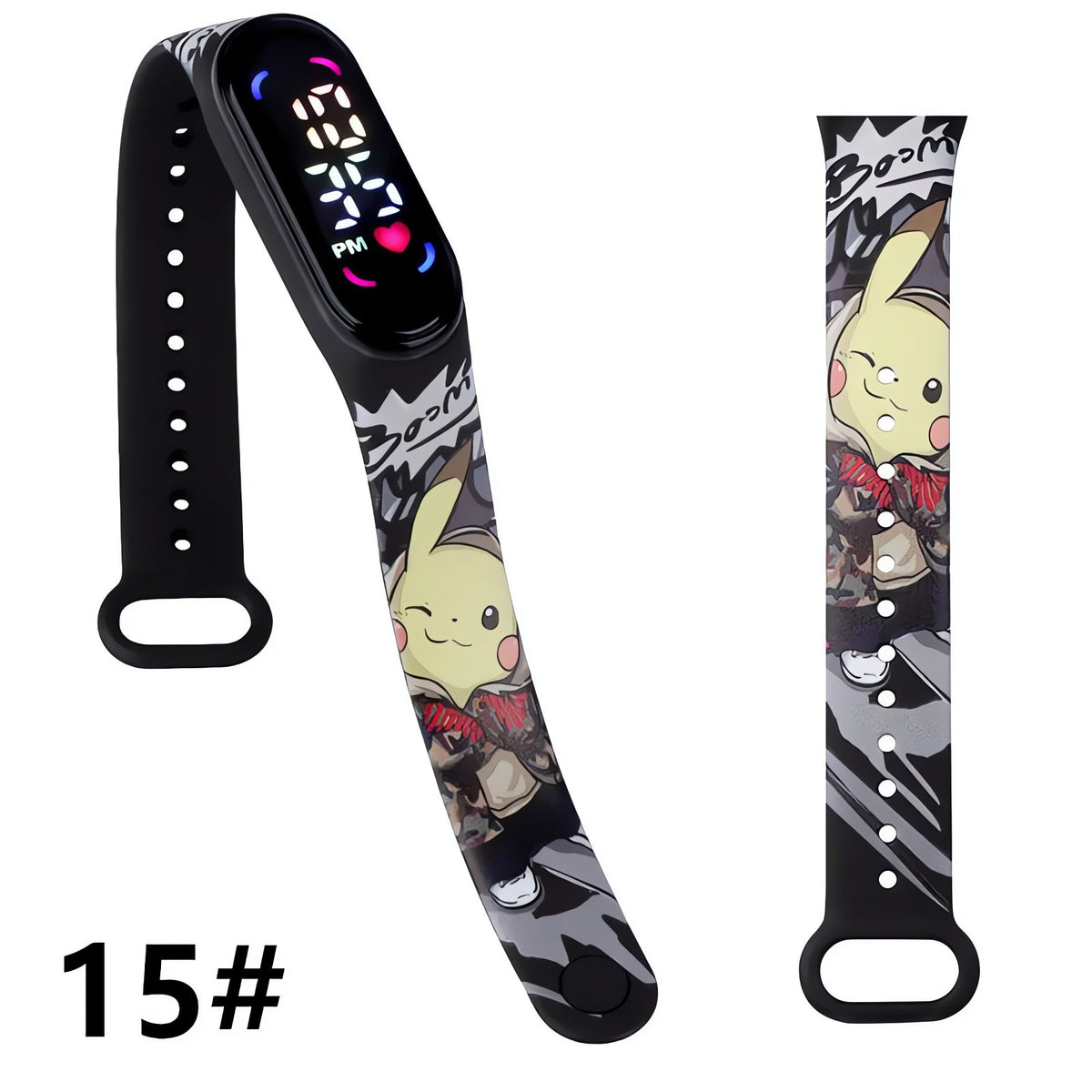 Pokémon kids' digital LED watch with Pikachu strap – 10