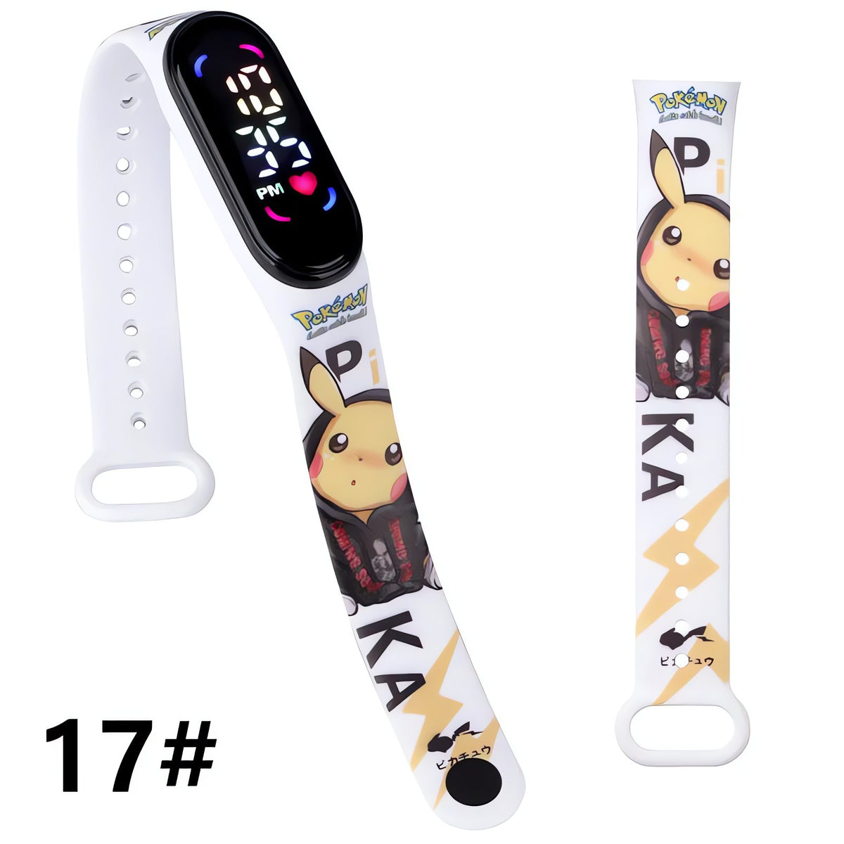 Pokémon kids' digital LED watch with Pikachu strap – 11