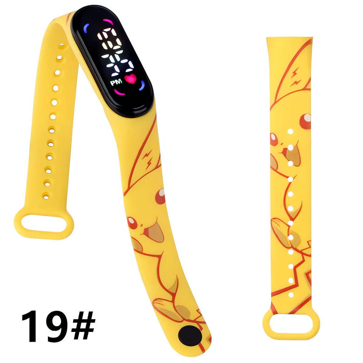 Pokémon kids' digital LED watch with Pikachu strap – 13