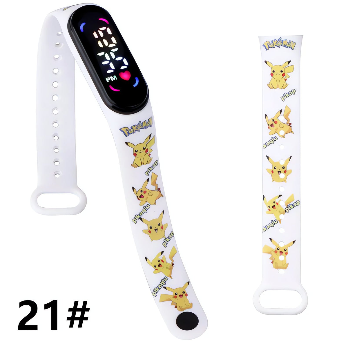Pokémon kids' digital LED watch with Pikachu strap – 15