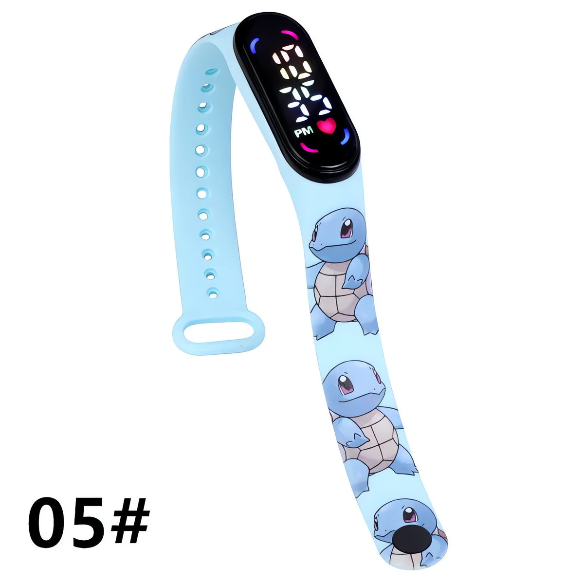 Pokémon kids' digital LED watch with Pikachu strap – 18