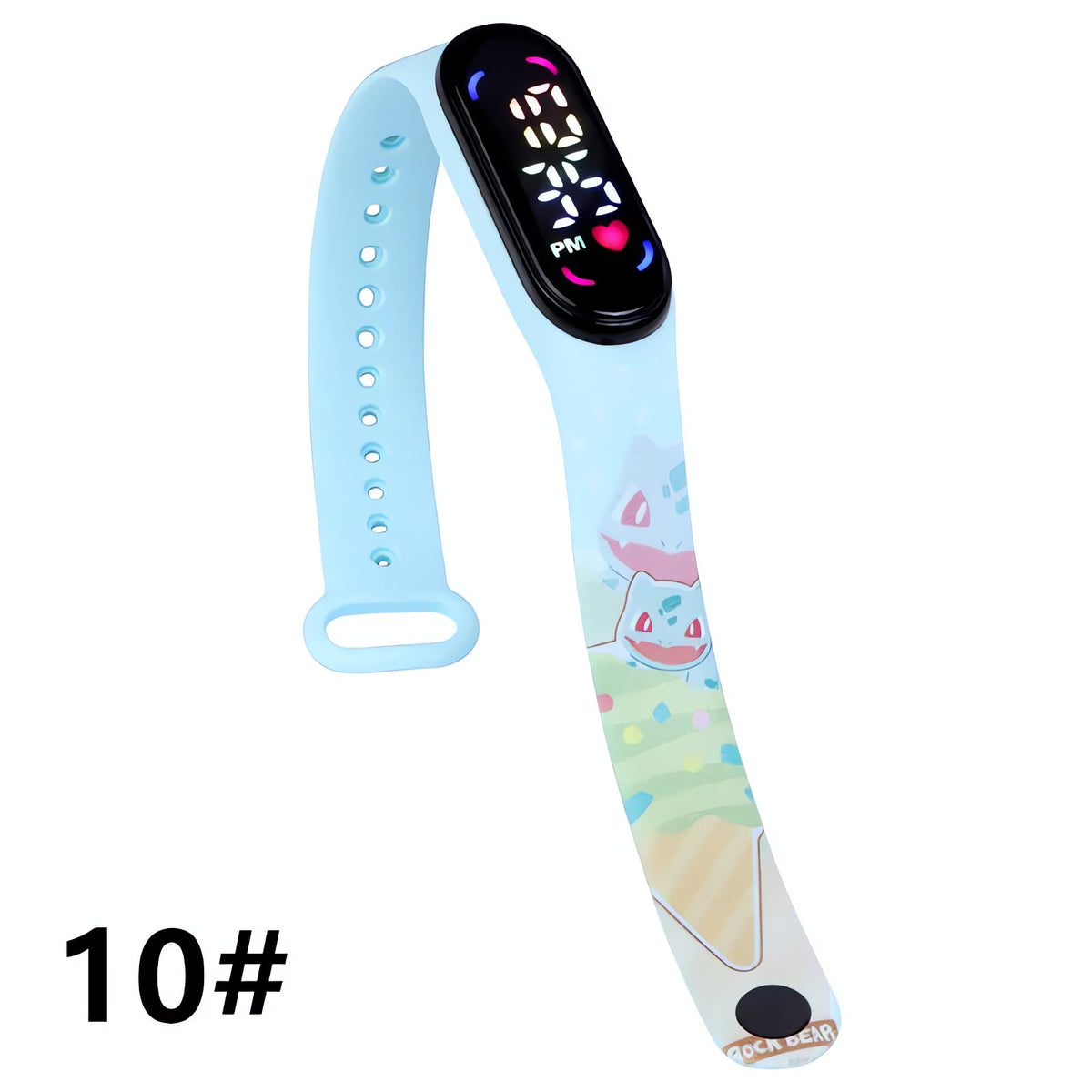 Pokémon kids' digital LED watch with Pikachu strap – 19