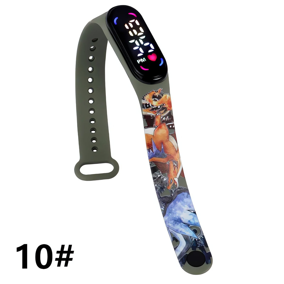Pokémon kids' digital LED watch with Pikachu strap – 25