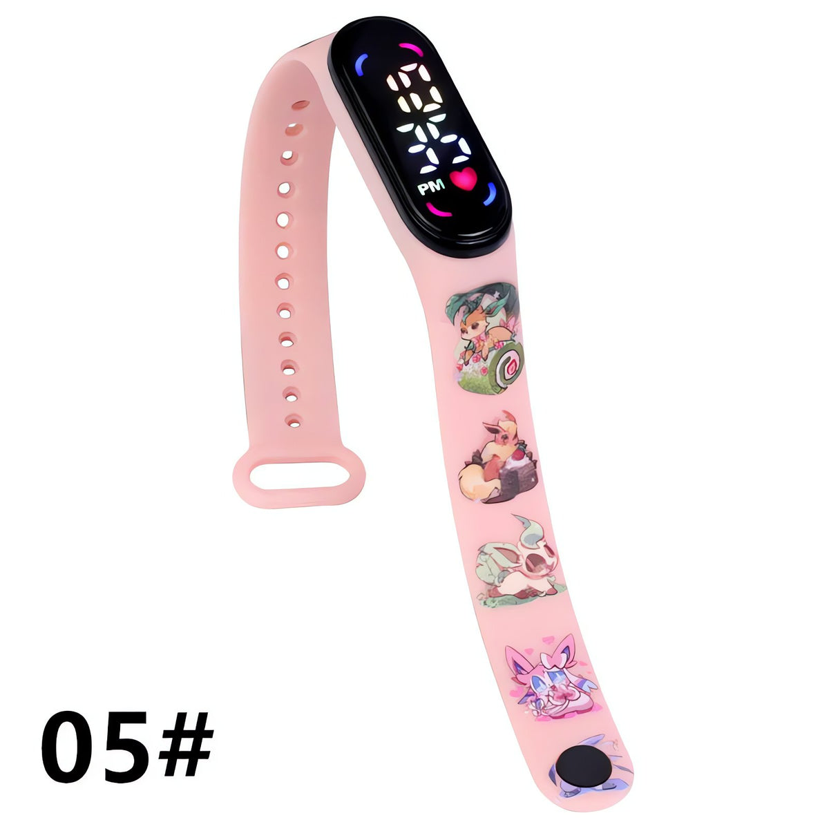 Pokémon kids' digital LED watch with Pikachu strap – 29