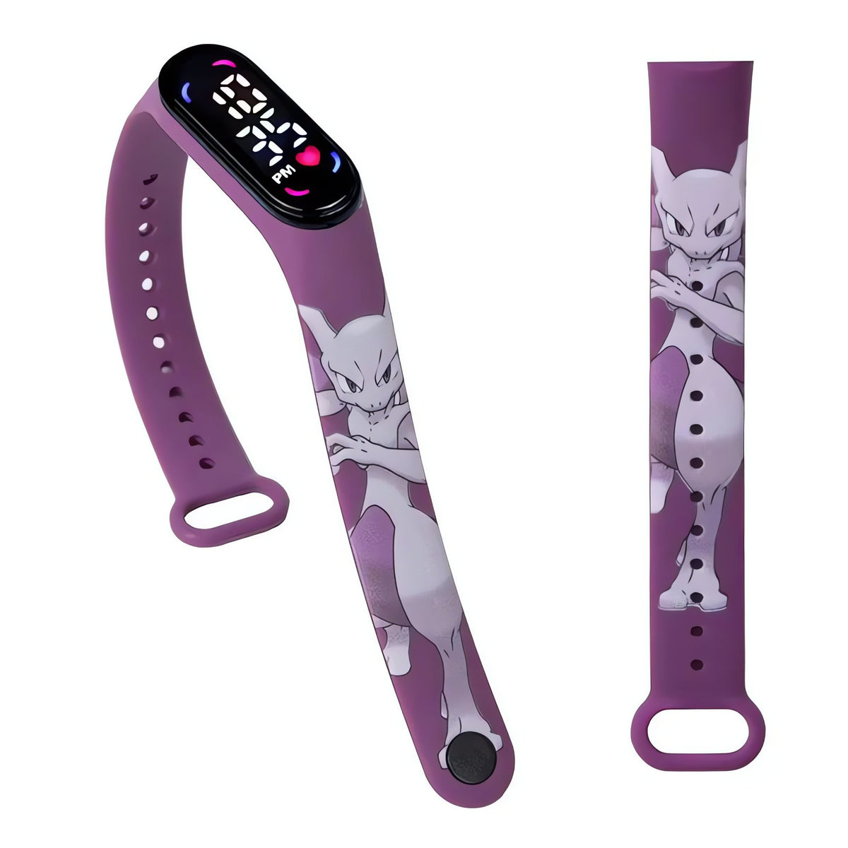 Pokémon kids' digital LED watch with Pikachu strap – 37