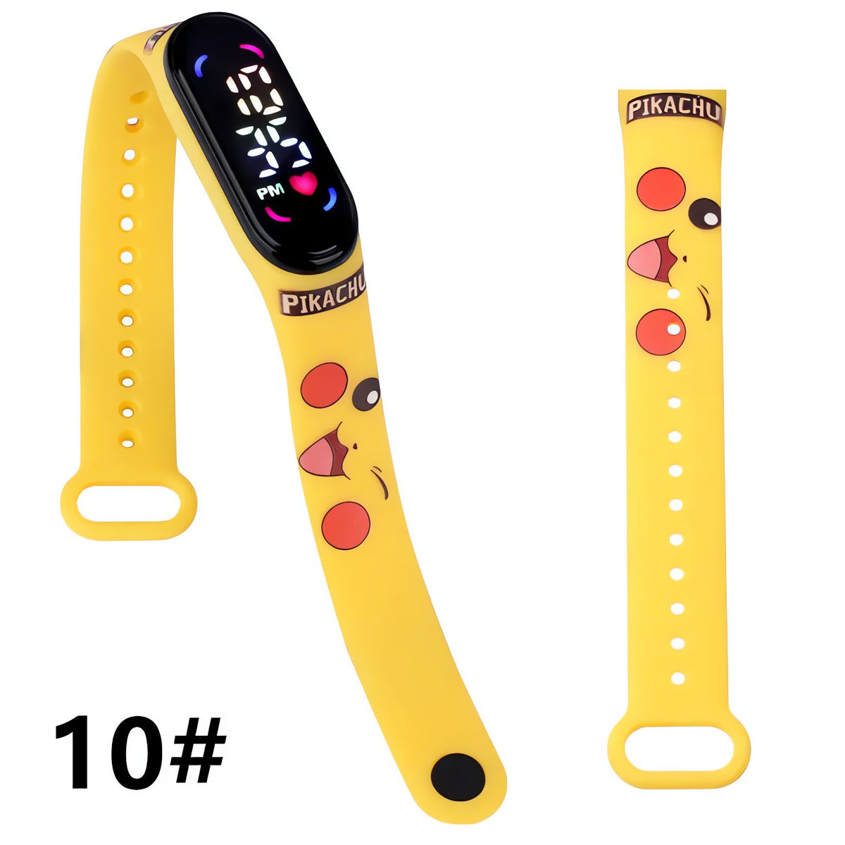 Pokémon kids' digital LED watch with Pikachu strap – 6