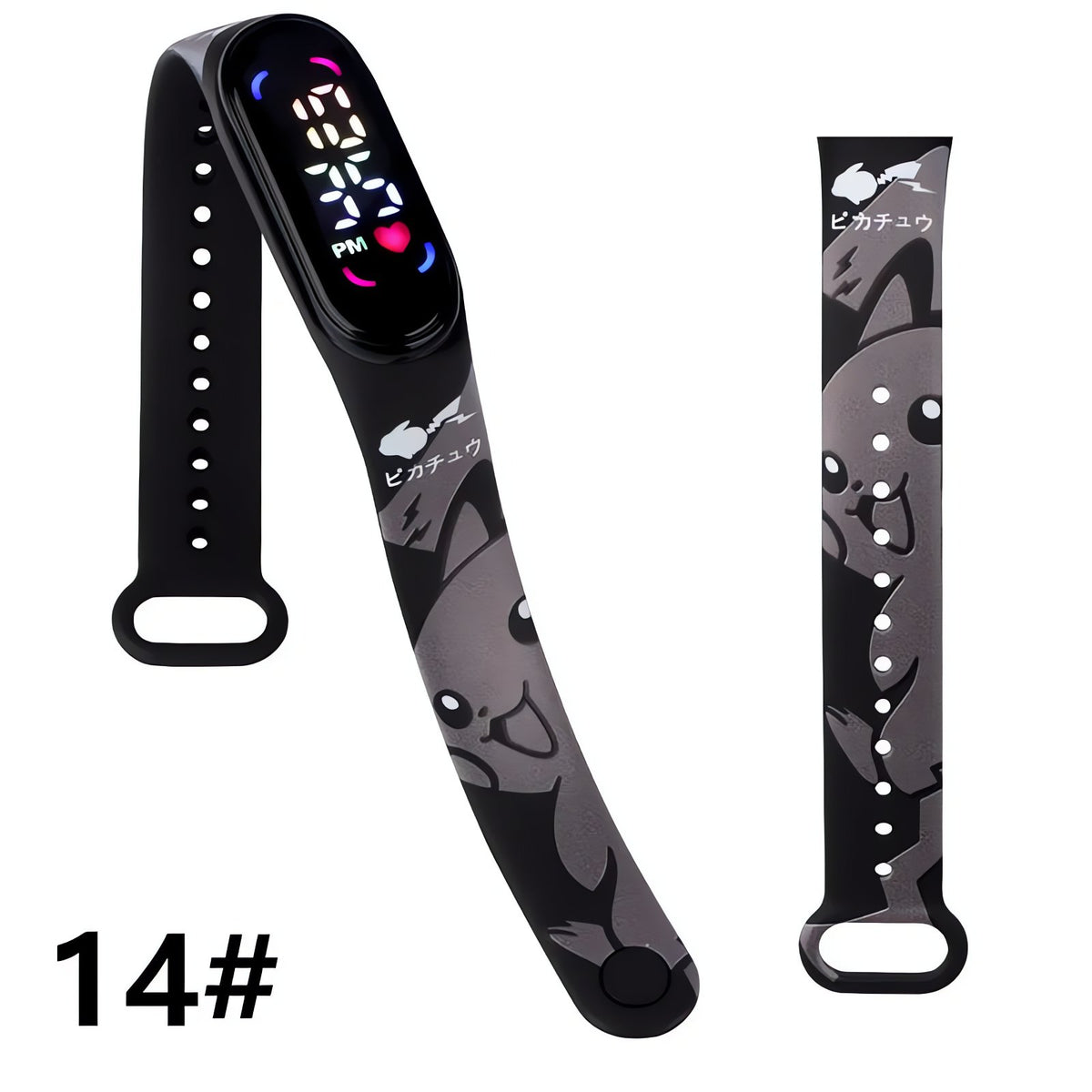 Pokémon kids' digital LED watch with Pikachu strap – 9
