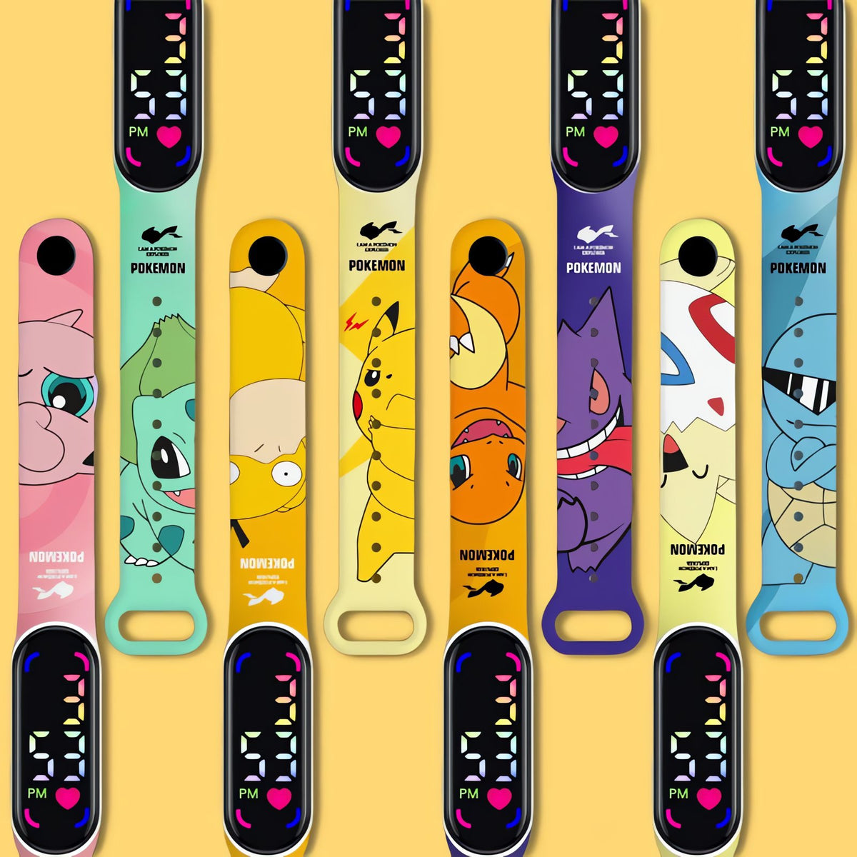 Pokémon kids' LED watch