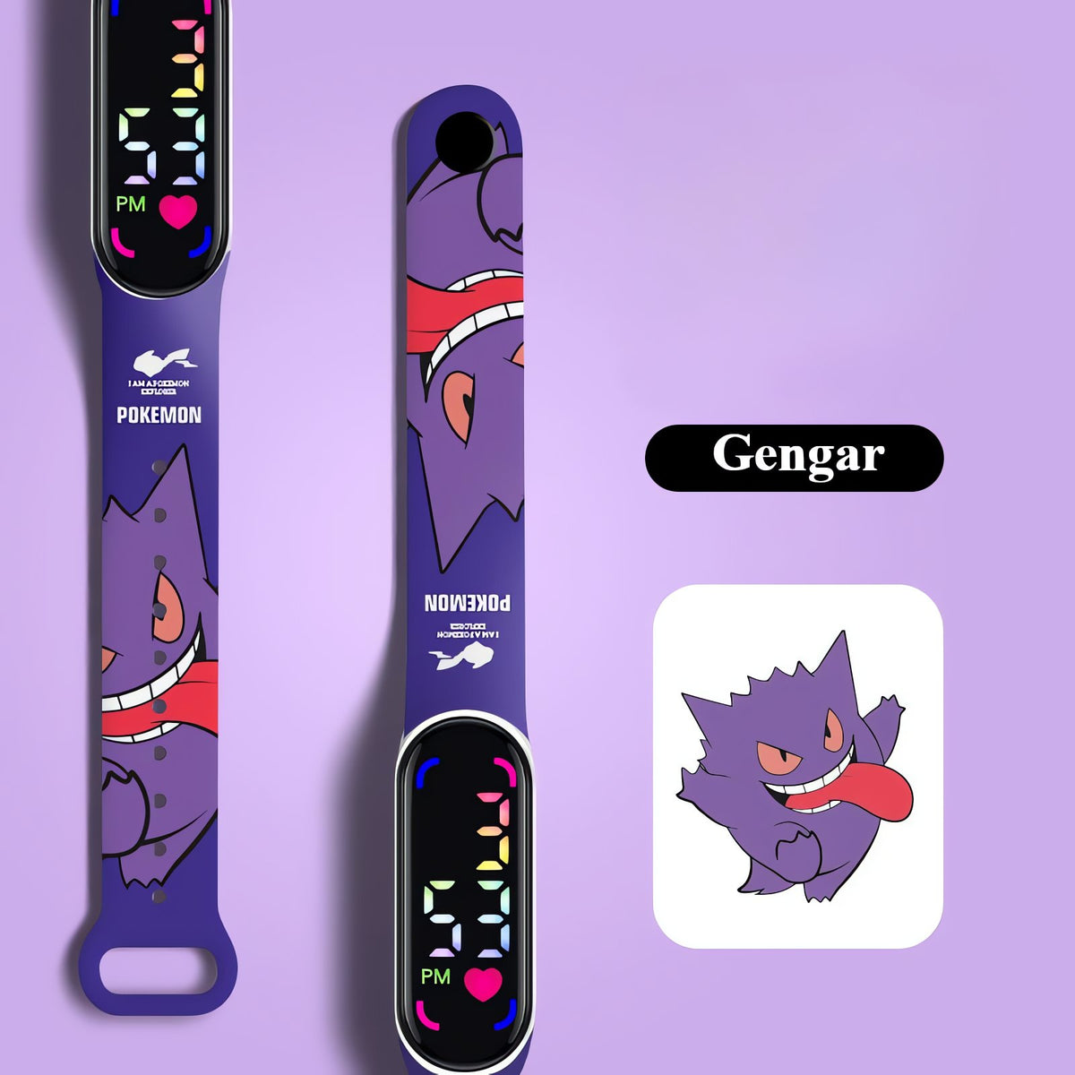 Pokémon kids' LED watch – Gengar