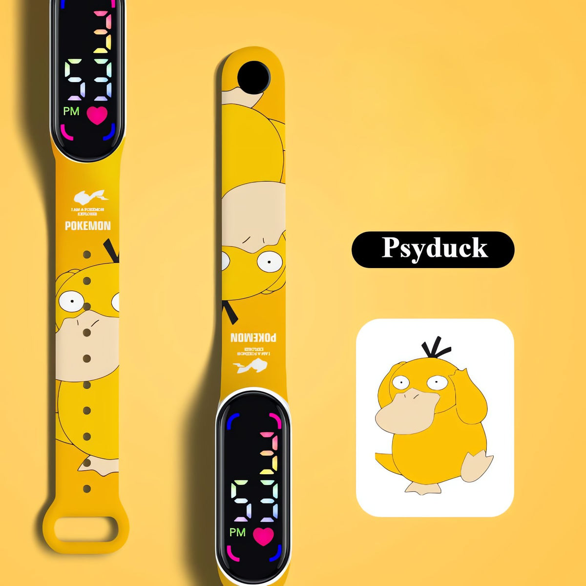 Pokémon kids' LED watch – Psyduck