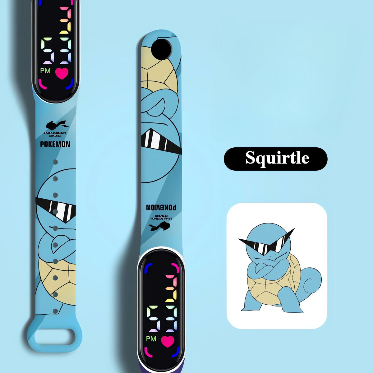 Pokémon kids' LED watch – Squirtle