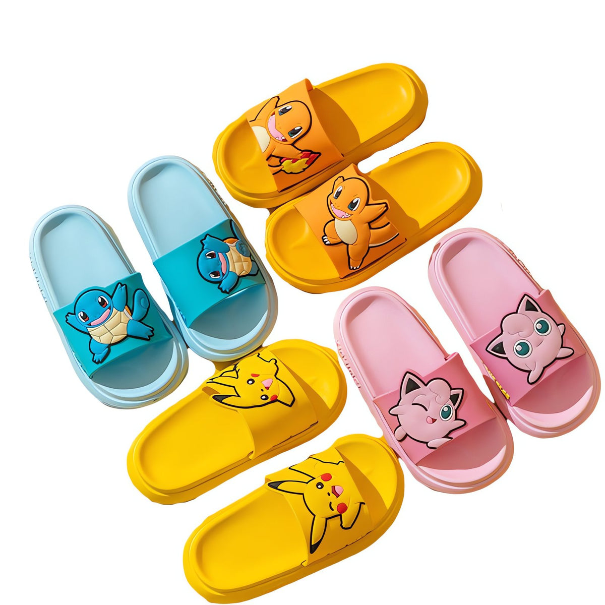 Pokémon kids' slippers with Pikachu on top