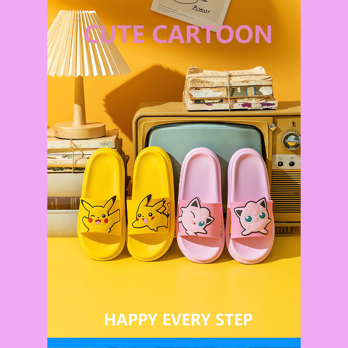 Pokémon kids' slippers with Pikachu on top – photo 9