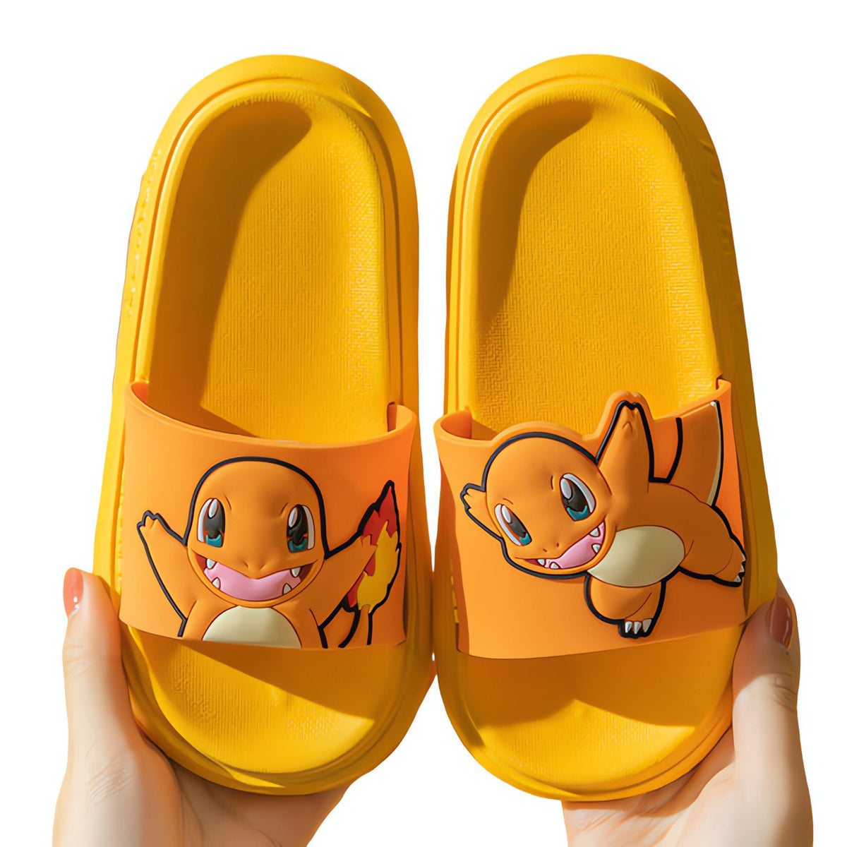 Pokémon kids' slippers with Pikachu on top – Charmander