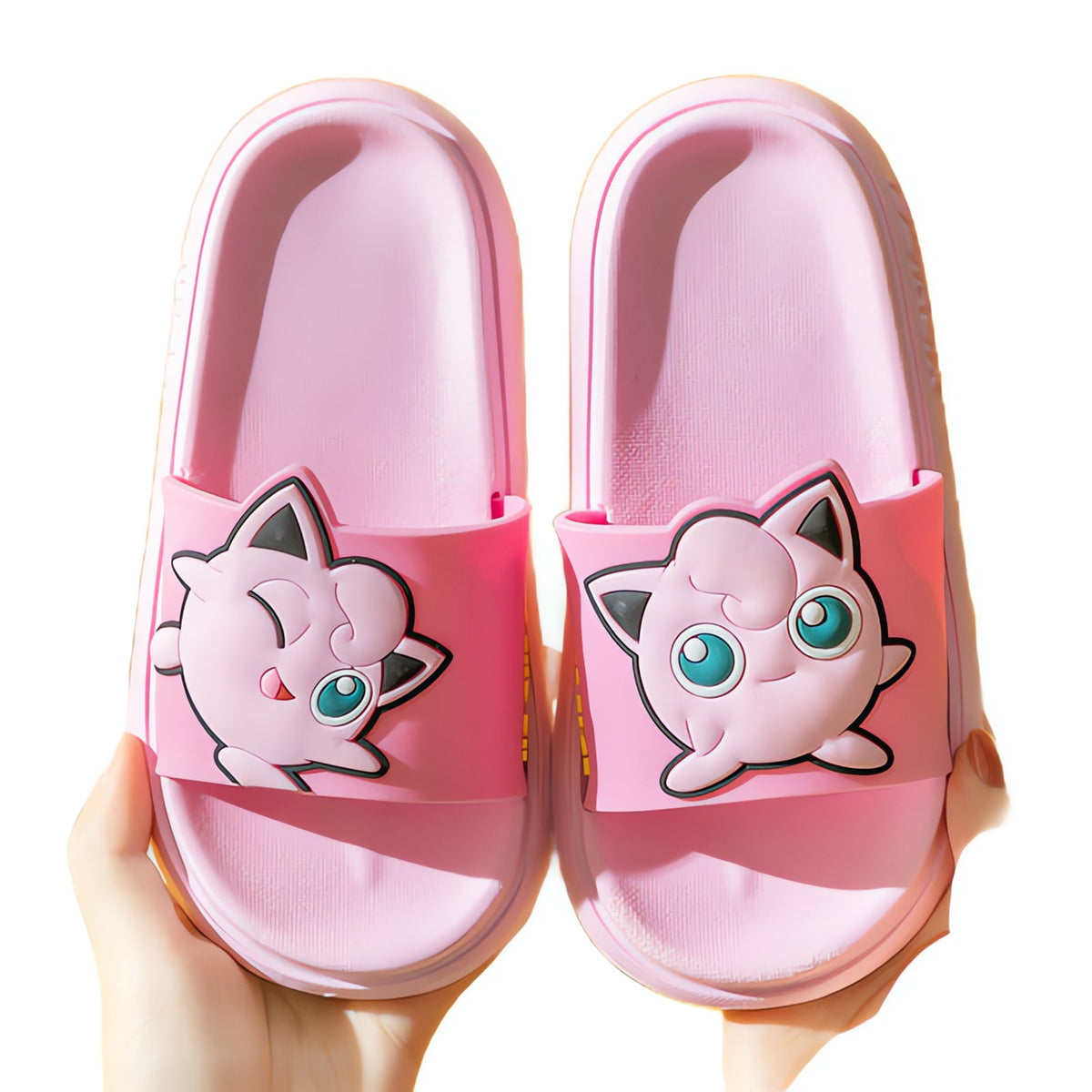 Pokémon kids' slippers with Pikachu on top – Jigglypuff