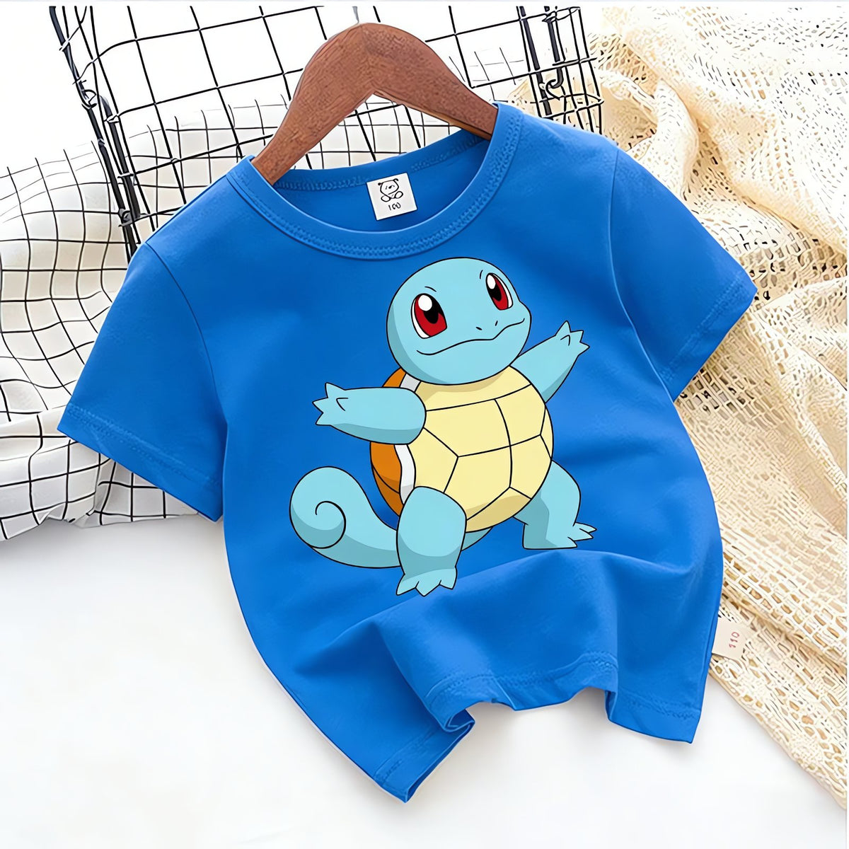 Pokémon kids' summer T-shirt – Squirtle Blue