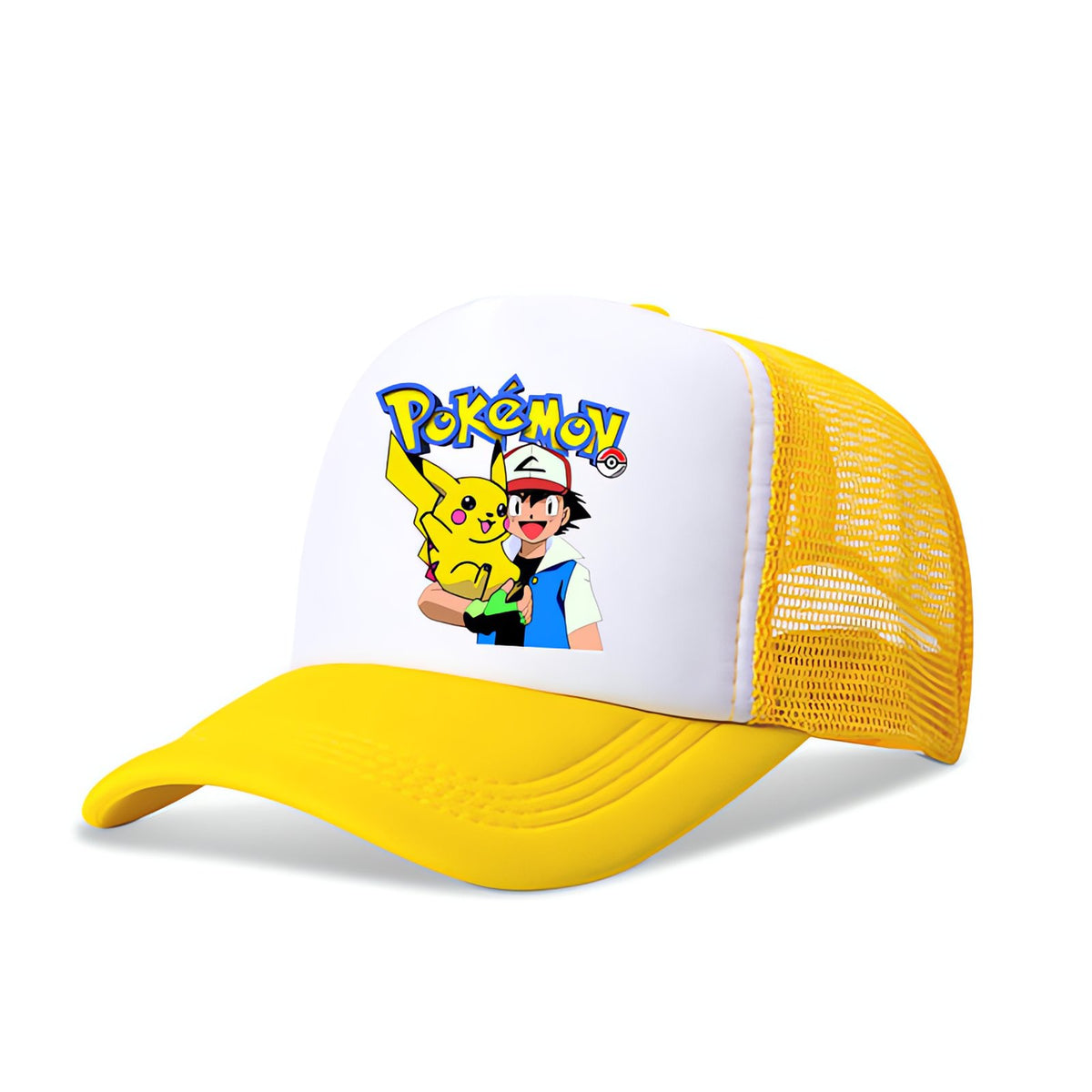 Pokémon kids' trucker cap with Pikachu print – Ash