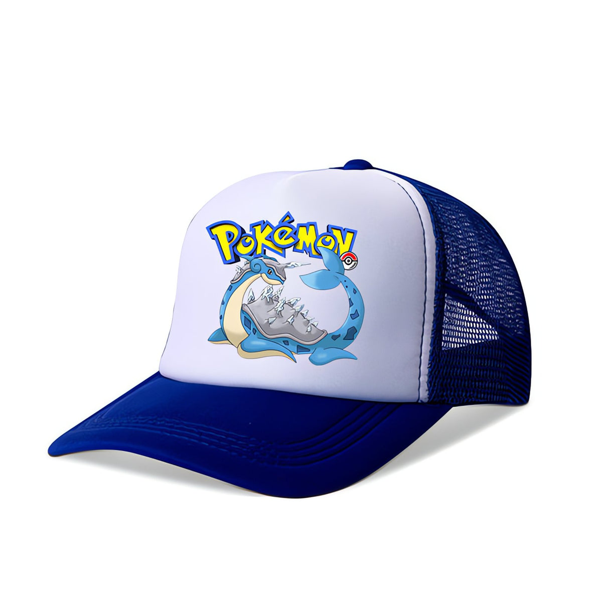 Pokémon kids' trucker cap with Pikachu print – Lapras Cap (Blue)