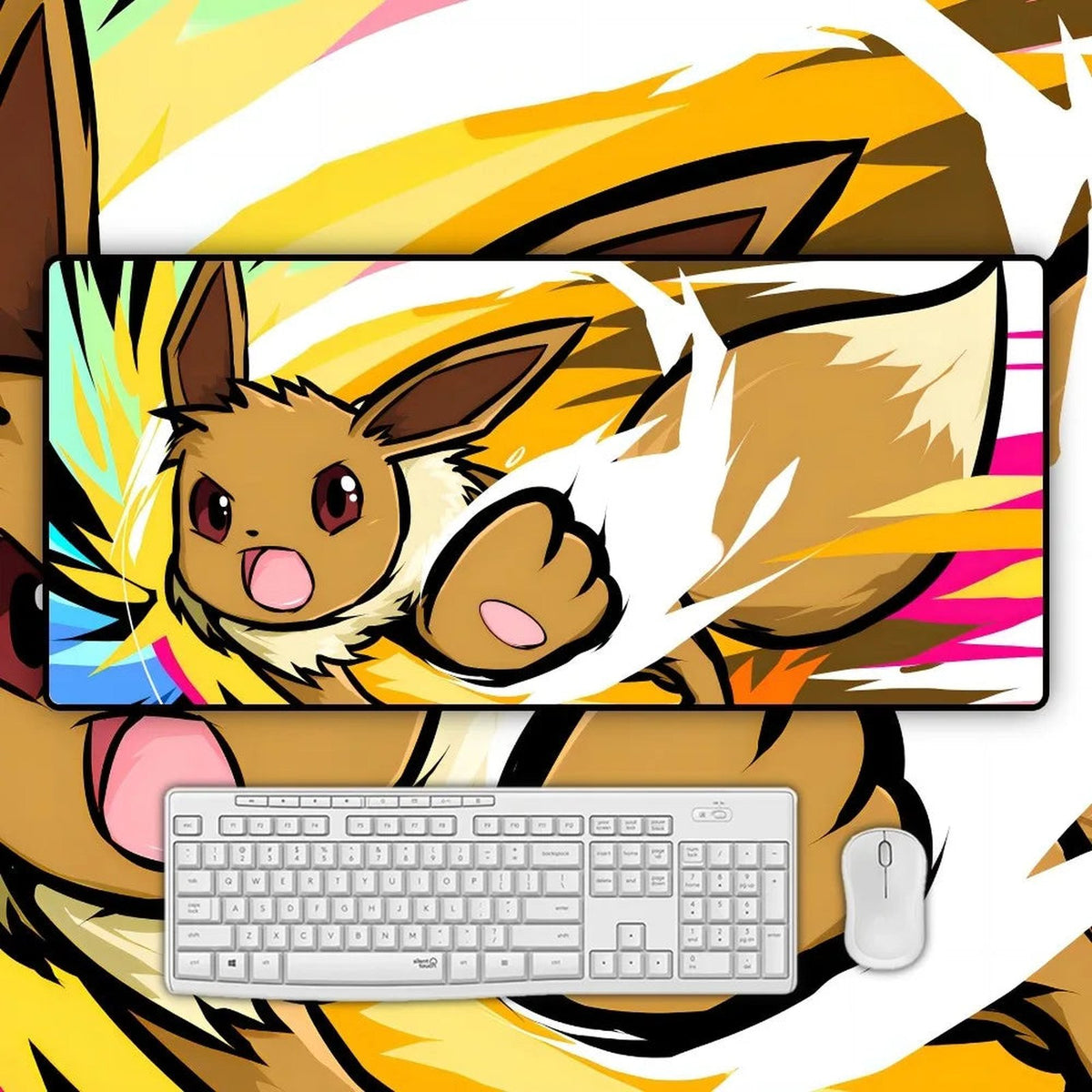 Large Pokémon gaming mouse pad – Eevee