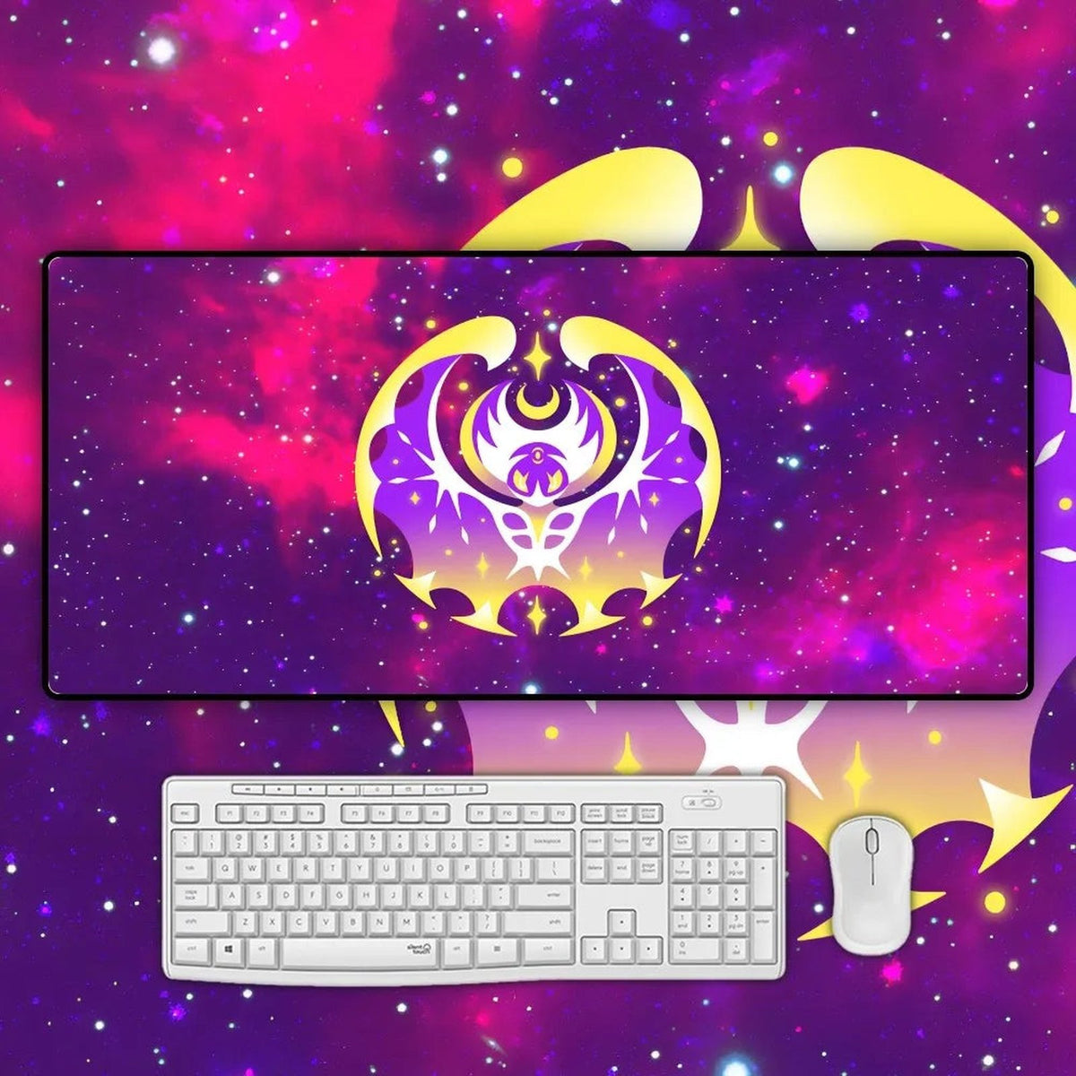 Large Pokémon gaming mouse pad – Lunala