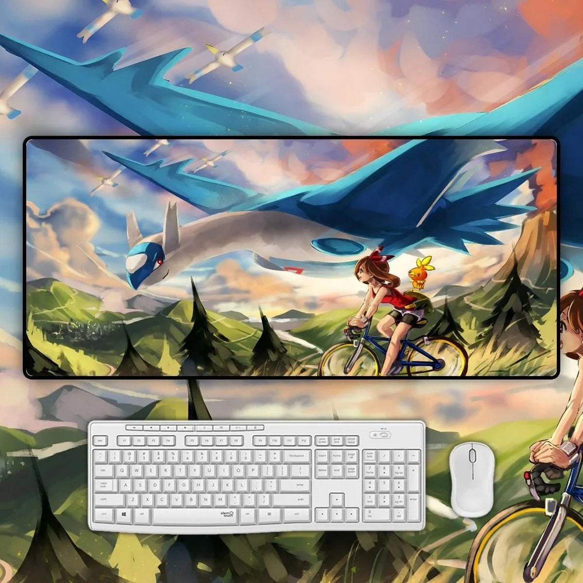Large Pokémon gaming mouse pad – z4