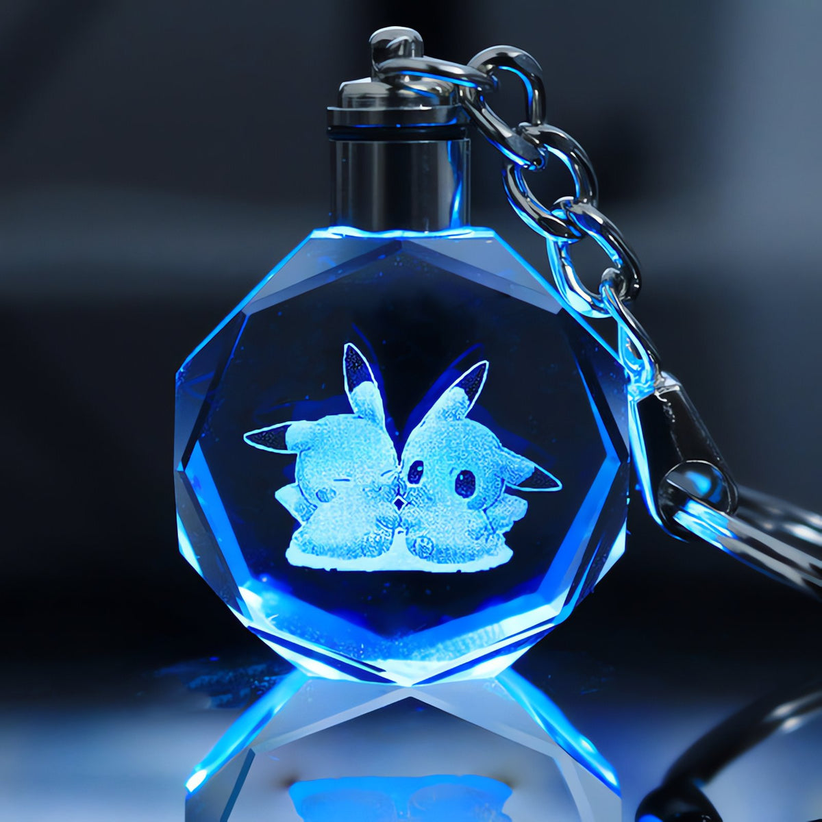 Pokémon LED keyring with a light-up crystal charm – photo 25