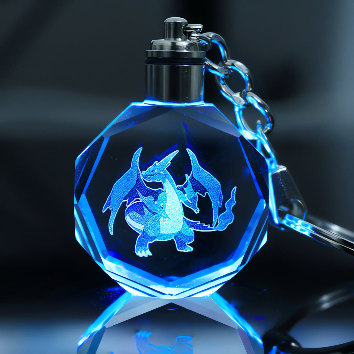 Pokémon LED keyring with a light-up crystal charm – photo 26