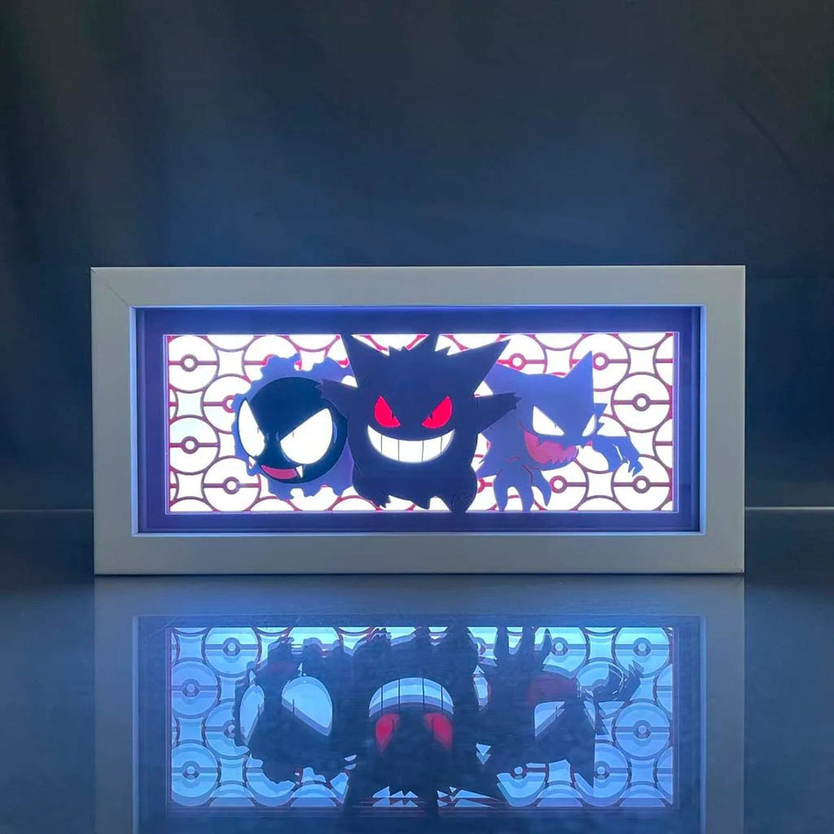 Pokémon LED light box – Gengar – Single Colour (White)
