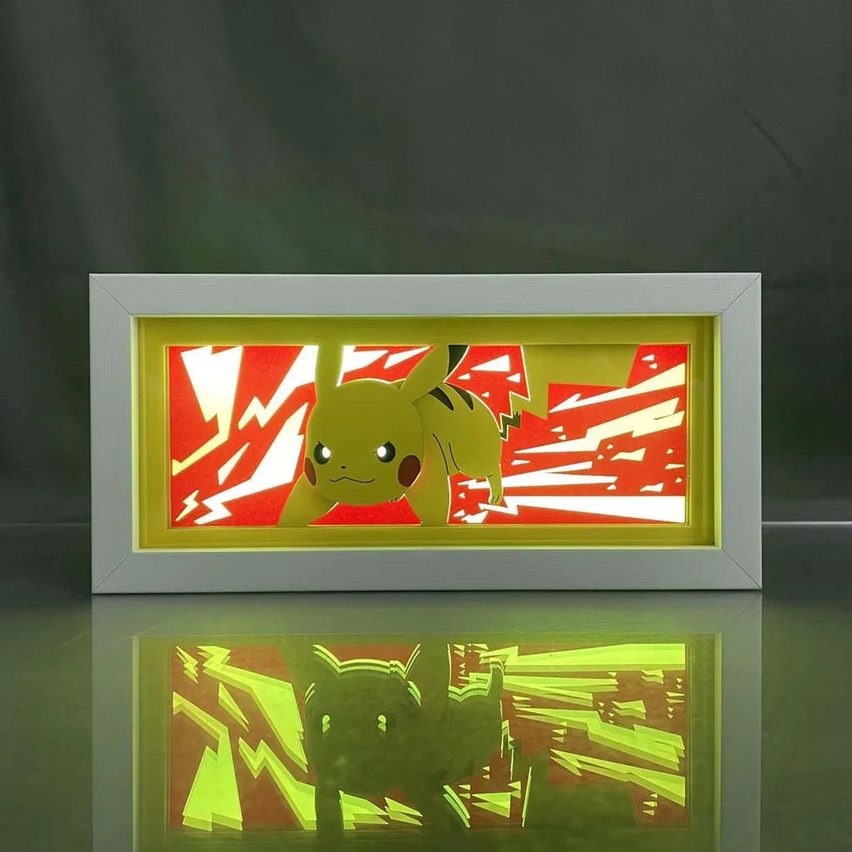 Pokémon LED light box – Pikachu – Single Colour (Yellow)