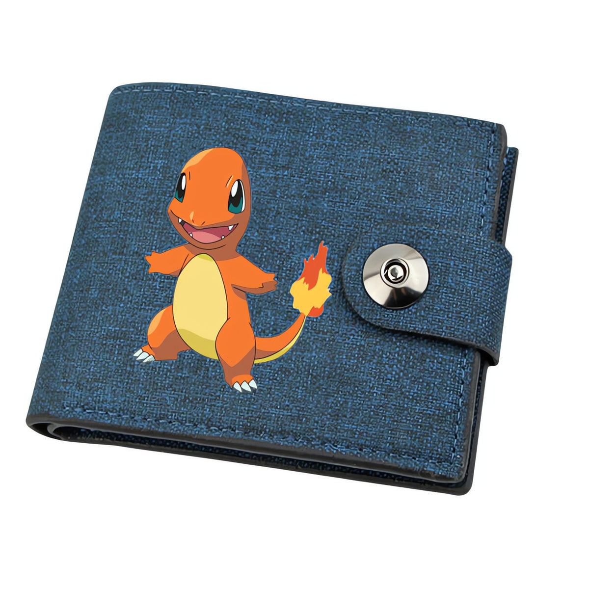 Pokémon linen wallet with printed design – Charmander