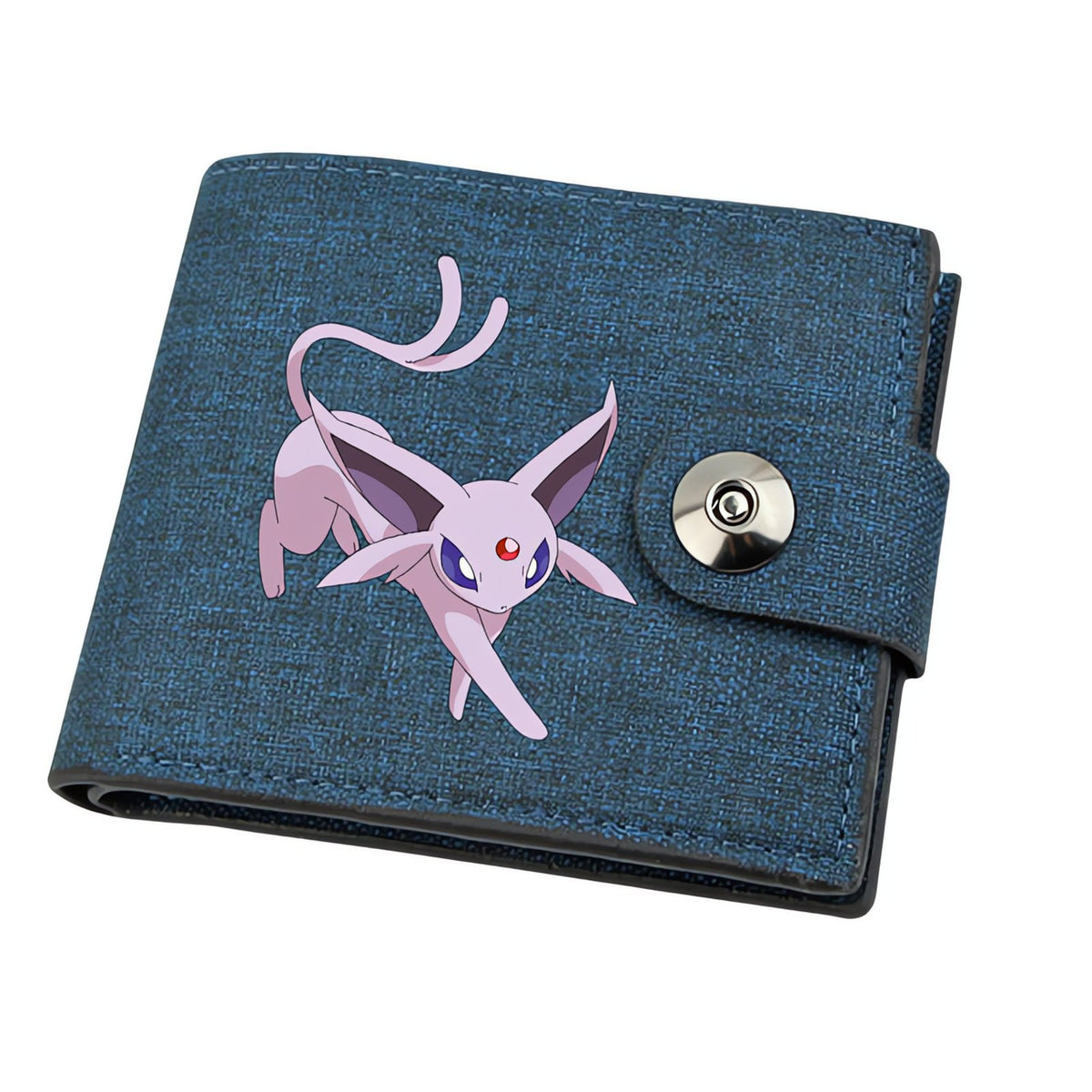 Pokémon linen wallet with printed design – Espeon