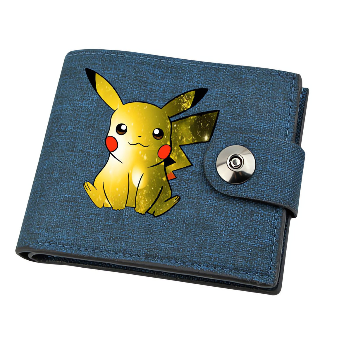 Pokémon linen wallet with printed design – Pikachu