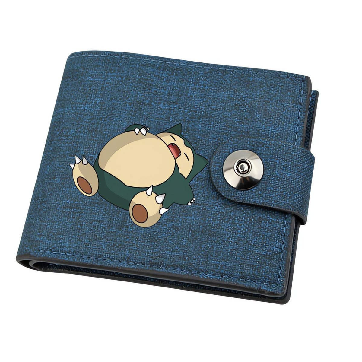 Pokémon linen wallet with printed design – Snorlax