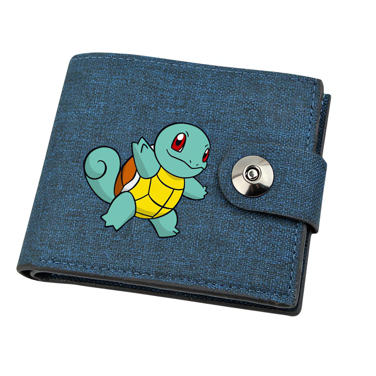 Pokémon linen wallet with printed design – Squirtle