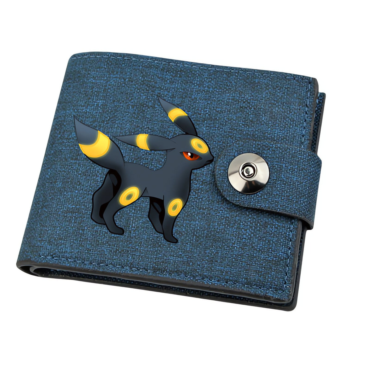 Pokémon linen wallet with printed design – Umbreon