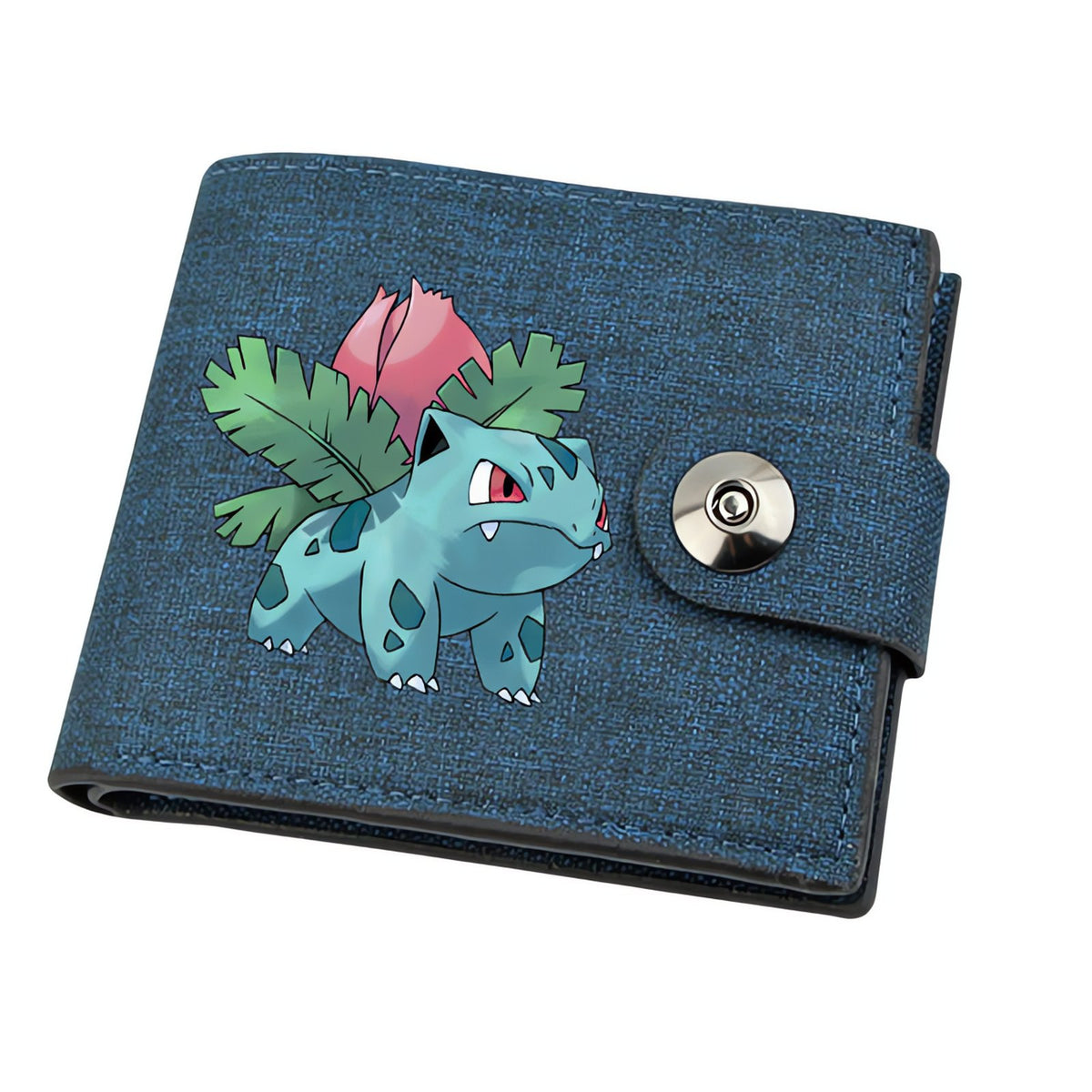 Pokémon linen wallet with printed design – Venusaur