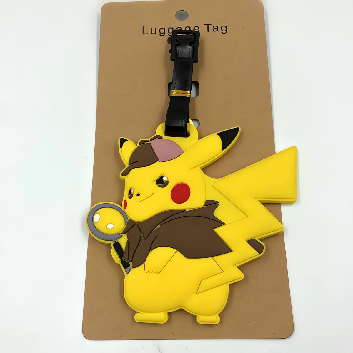 Pokémon luggage tag – Detective Pikachu with Magnifying Glass