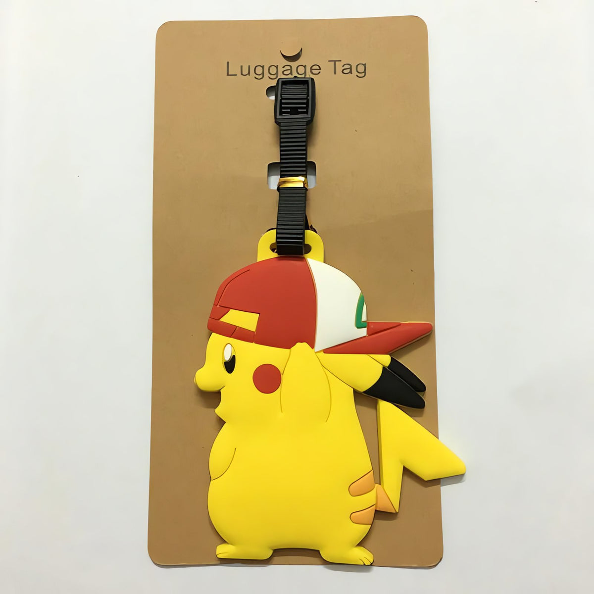 Pokémon luggage tag – Pikachu with Cap