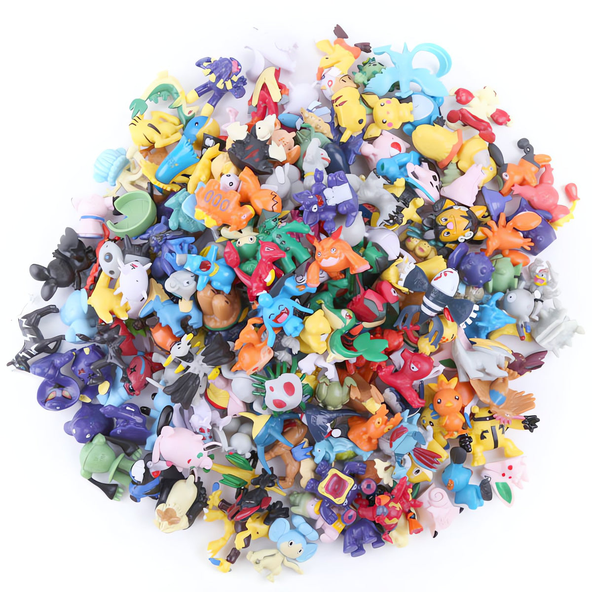 Pokémon mini figures, 2-3cm each – 144 figures