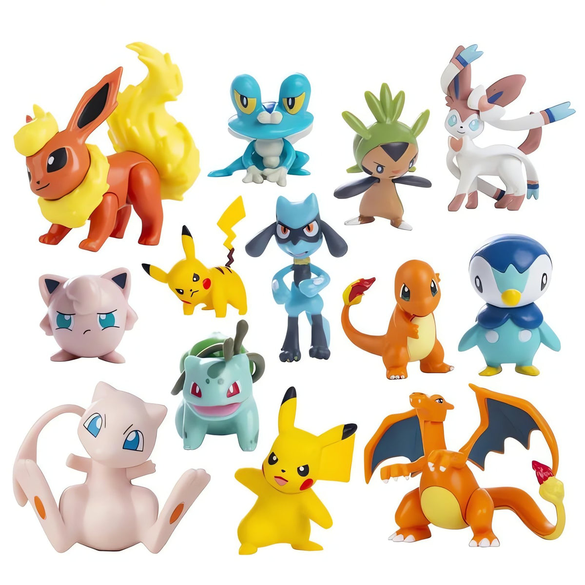 Pokémon mini figures in various designs