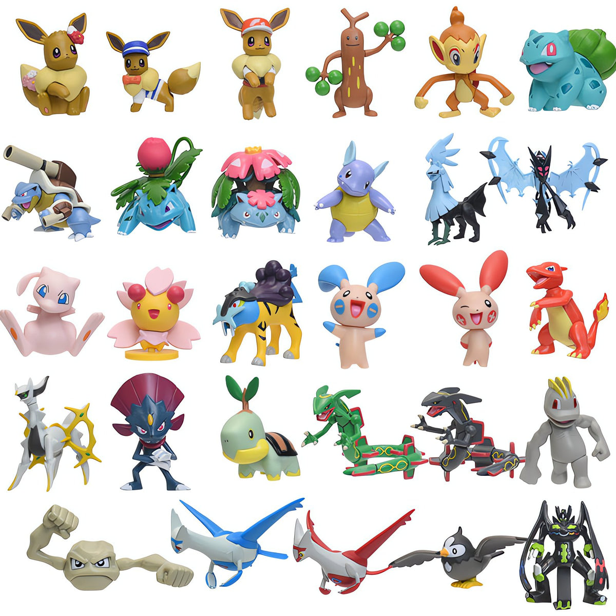 Pokémon mini figures, 5-10cm