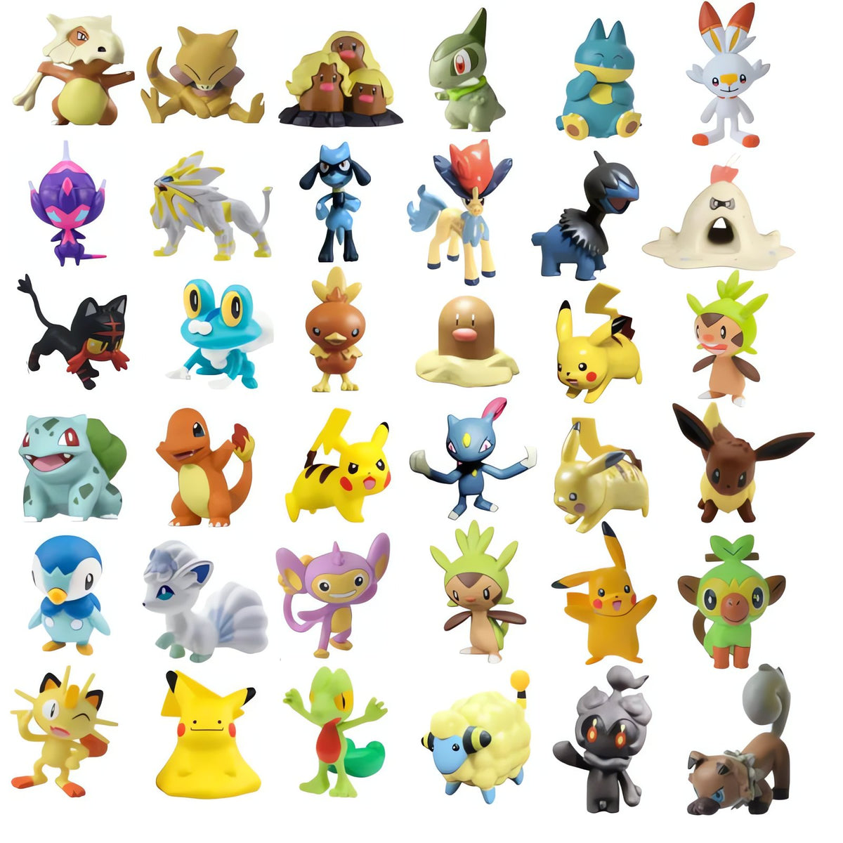 Pokémon mini figures from the Tomy WCT range